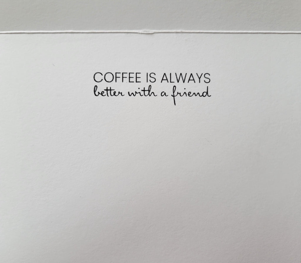 Friendship Coffee Shop Card