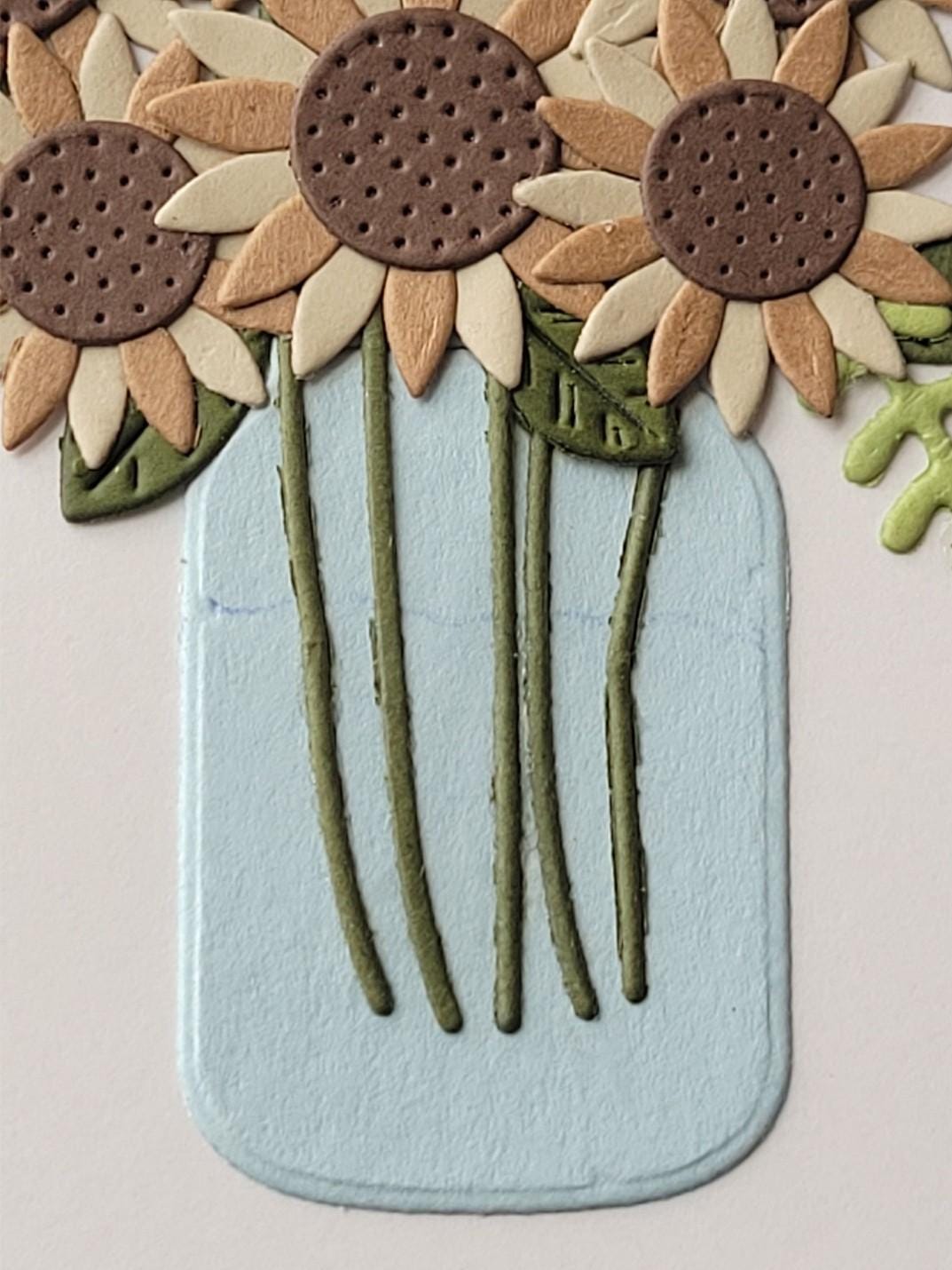 Friendship Neutral Sunflower Card